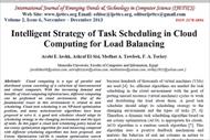استراتژی هوشمند زمان‌بندی وظیفه برای تعادل بار در محاسبات ابری